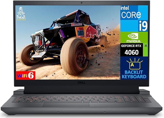 image-Dell G15 5530 Gaming Laptop 15.6" 165Hz FHD Display (Intel i9-13900HK, GeForce RTX 4060 8GB, 32GB DDR5, 1TB M.2 PCIe SSD, Backlit KB, WiFi 6, Webcam, Bluetooth 5.2, Win 11 Pro) (Renewed)