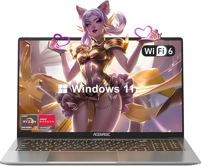 image-ACEMAGIC 2024 Laptop with Backlit Keyboard, 16.1-inch FHD Display Laptop with AMD Ryzen 7 5700U Processor(8C/16T), 16GB RAM 512GB ROM Laptop Computer, Support WiFi 6, 53Wh Battery