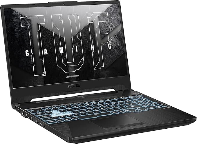 image-ASUS TUF Gaming A15 Gaming Laptop, 15.6” FHD 144Hz Display, NVIDIA® GeForce RTX™ 2050, AMD Ryzen™ 5 7535HS, 8GB DDR5, 512GB PCIe® Gen4 NVMe™ SSD, Wi-Fi 6, Windows 11, FA506NF-ES51